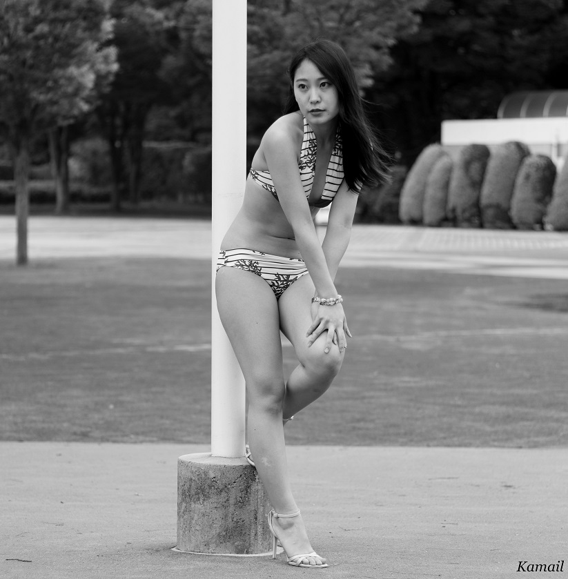 東京写真連盟モデル撮影会（6/17川越水上公園）為成初音さん